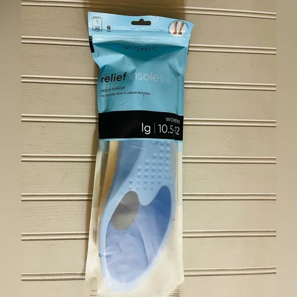 Vionic Relief Full Length Orthotic Insole Womens Large Medium Support New - Picture 1 of 9